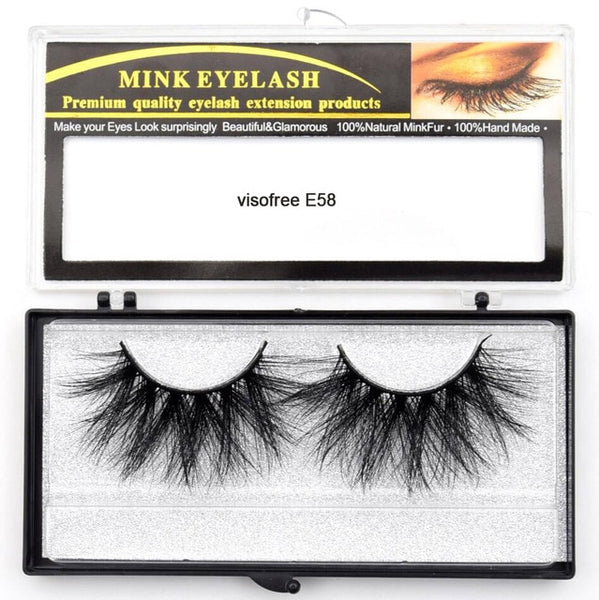 Eyelashes Mink Eyelashes Criss-cross Strands Cruelty