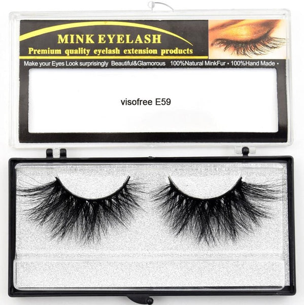 Eyelashes Mink Eyelashes Criss-cross Strands Cruelty