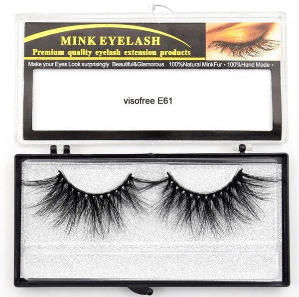Eyelashes Mink Eyelashes Criss-cross Strands Cruelty