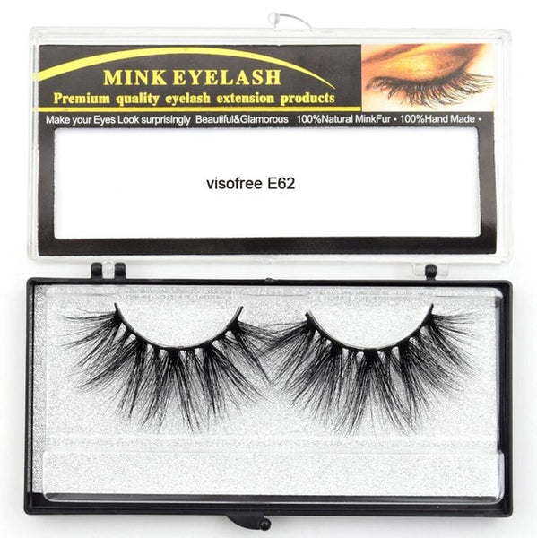 Eyelashes Mink Eyelashes Criss-cross Strands Cruelty