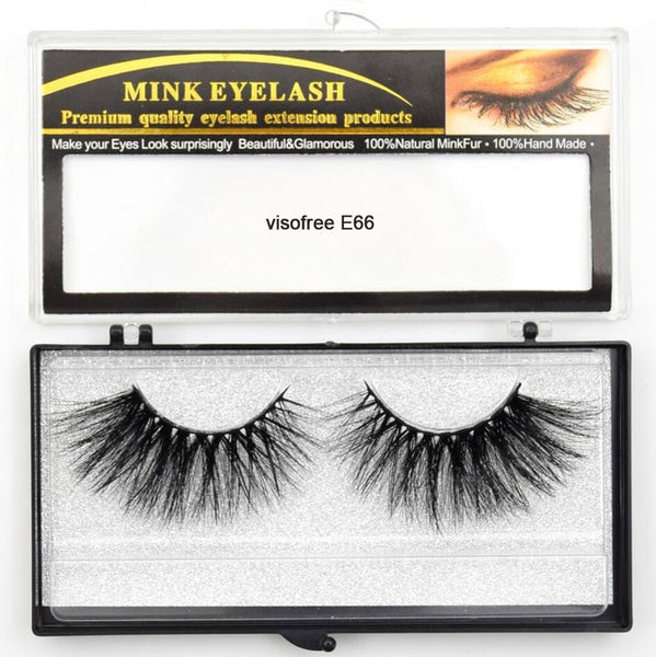 Eyelashes Mink Eyelashes Criss-cross Strands Cruelty