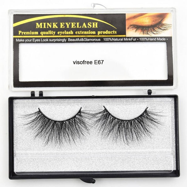 Eyelashes Mink Eyelashes Criss-cross Strands Cruelty
