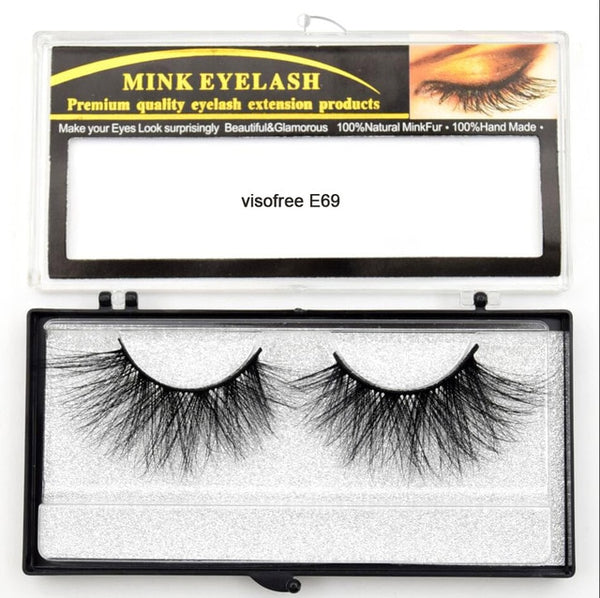 Eyelashes Mink Eyelashes Criss-cross Strands Cruelty