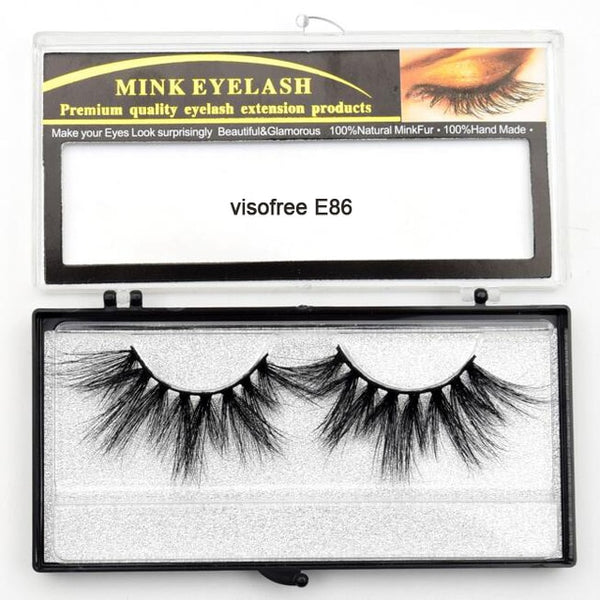 Eyelashes Mink Eyelashes Criss-cross Strands Cruelty