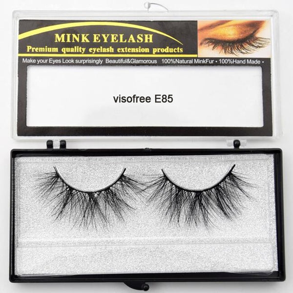 Eyelashes Mink Eyelashes Criss-cross Strands Cruelty