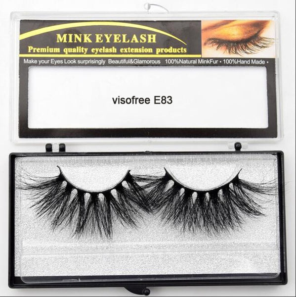 Eyelashes Mink Eyelashes Criss-cross Strands Cruelty