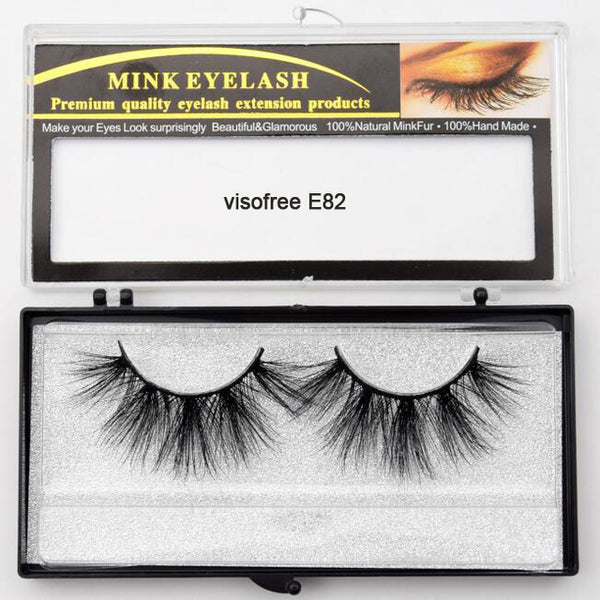 Eyelashes Mink Eyelashes Criss-cross Strands Cruelty