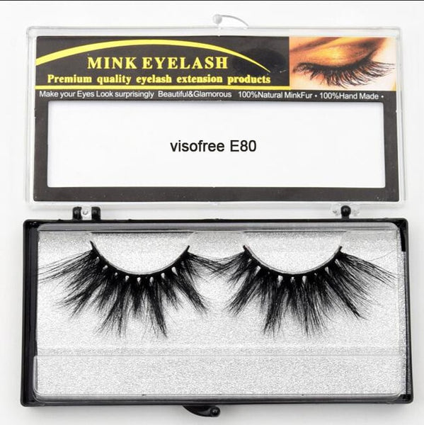 Eyelashes Mink Eyelashes Criss-cross Strands Cruelty