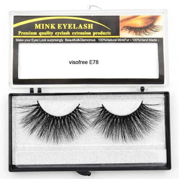 Eyelashes Mink Eyelashes Criss-cross Strands Cruelty