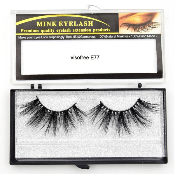 Eyelashes Mink Eyelashes Criss-cross Strands Cruelty