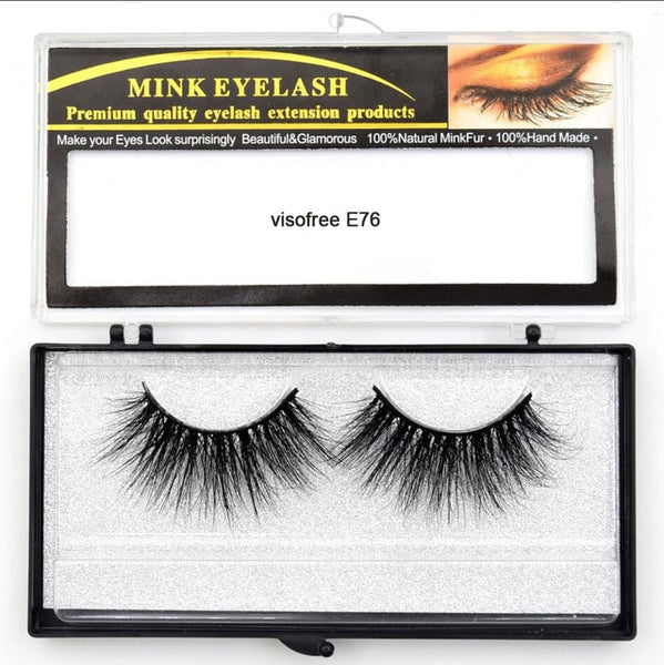 Eyelashes Mink Eyelashes Criss-cross Strands Cruelty