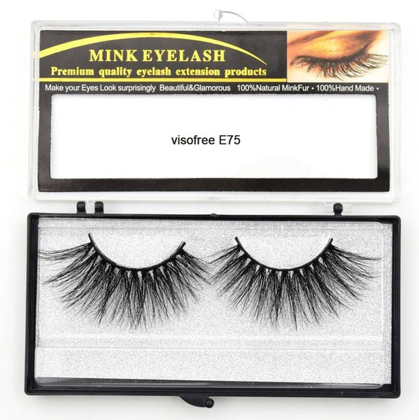 Eyelashes Mink Eyelashes Criss-cross Strands Cruelty
