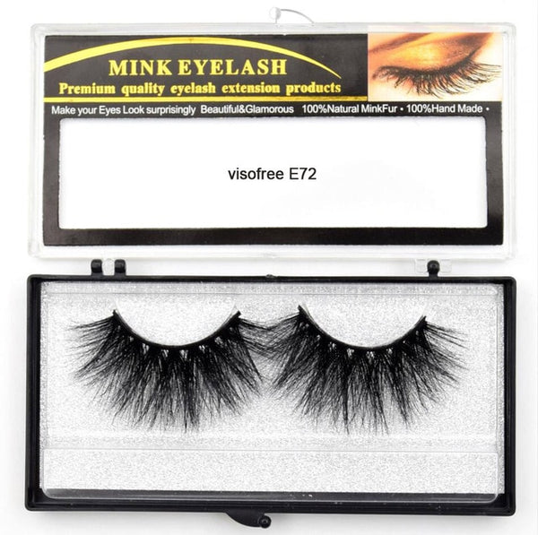 Eyelashes Mink Eyelashes Criss-cross Strands Cruelty