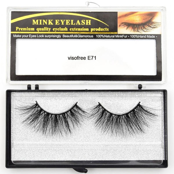 Eyelashes Mink Eyelashes Criss-cross Strands Cruelty
