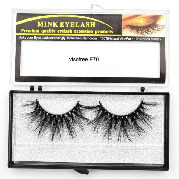 Eyelashes Mink Eyelashes Criss-cross Strands Cruelty
