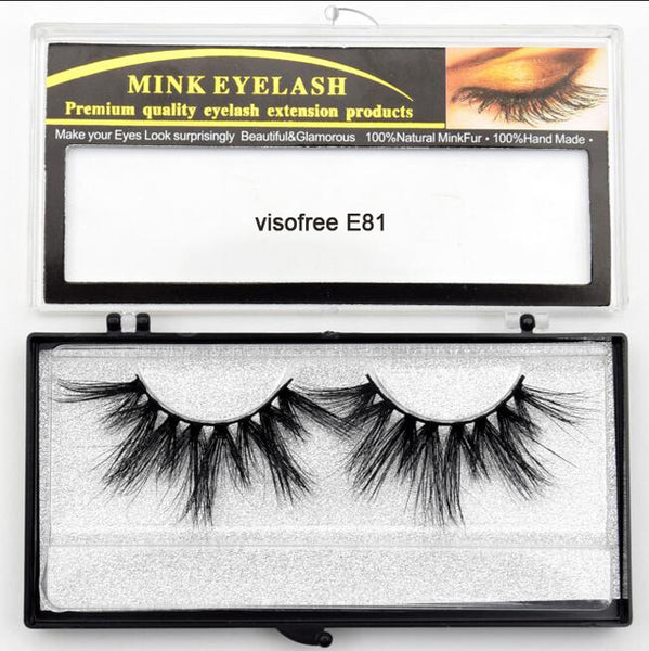 Eyelashes Mink Eyelashes Criss-cross Strands Cruelty