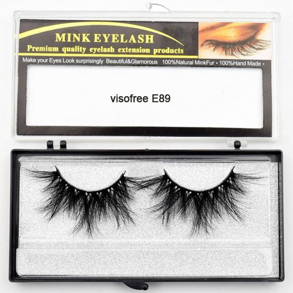 Eyelashes Mink Eyelashes Criss-cross Strands Cruelty