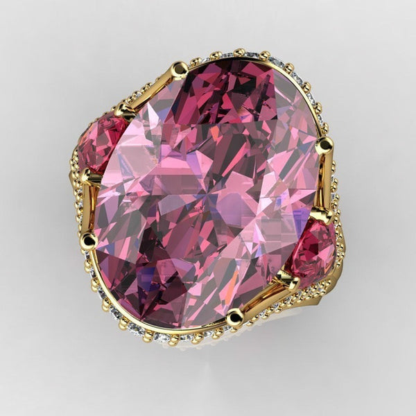 Women Ring Luxury Amazing Green Shiny White Zircon Ring Lady Engagement Beautifully Decorated Girlfriend Anniversary Gift