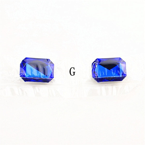 Hot and bright green purplish red, purple and blue pink and blue pink color women's birthday party earrings with beautiful earri