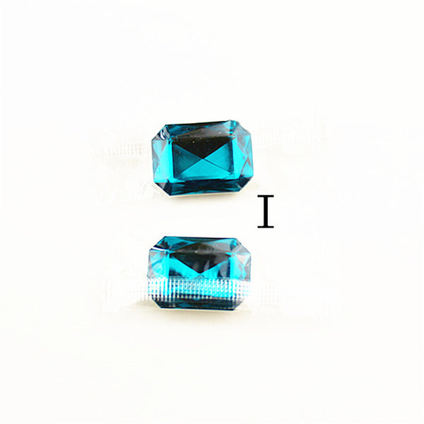 Hot and bright green purplish red, purple and blue pink and blue pink color women's birthday party earrings with beautiful earri