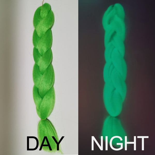 Doris beauty Ombre Jumbo Braids Synthetic Braiding Hair Crochet Braid 100g 24inch Hair Extension Pink Blue Green for Women