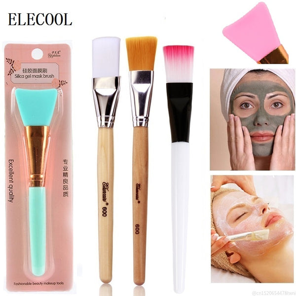 1PC Silicone Mask Brush DIY Mud Mixing Facial Foundation Skin Care Beauty Makeup Brushes for Women Girls Maquillaje Wholesale