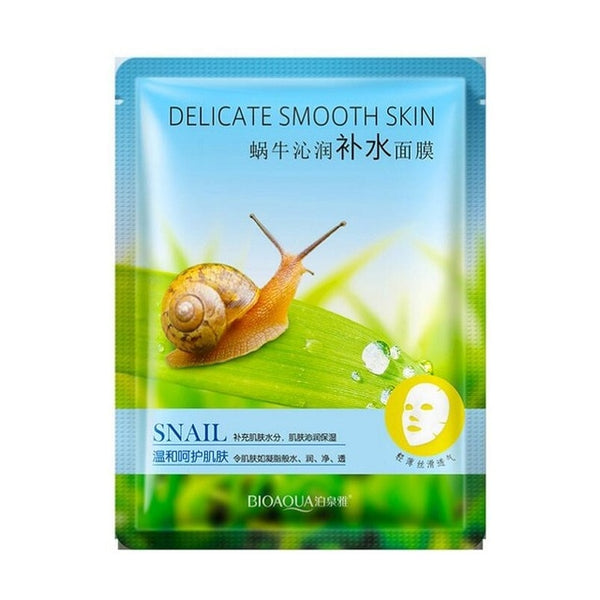 Skin Care Women Snail Liquid Face Masks Moisturizing Oil Control