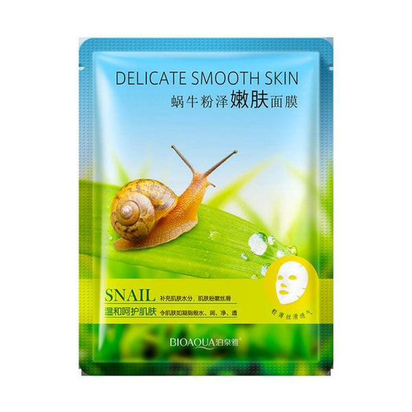 Skin Care Women Snail Liquid Face Masks Moisturizing Oil Control