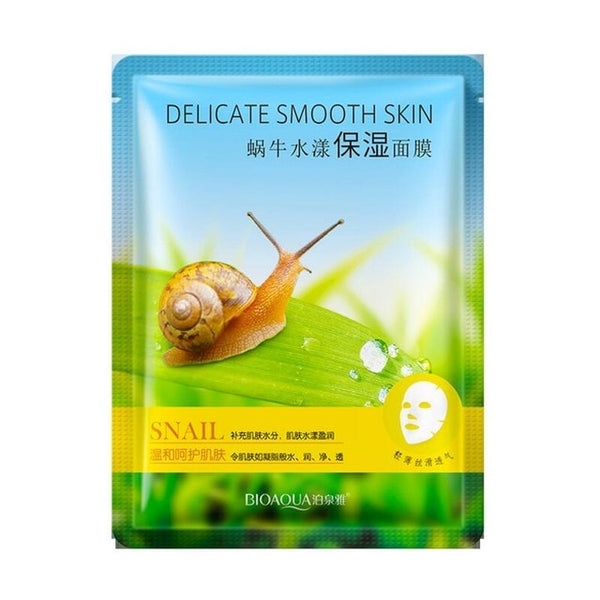 Skin Care Women Snail Liquid Face Masks Moisturizing Oil Control