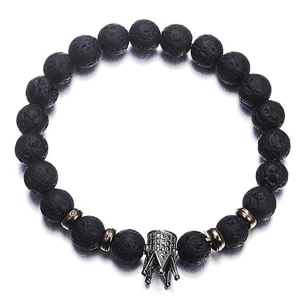 New Fashion Beaded Women Men Bracelets Simple Classic Round