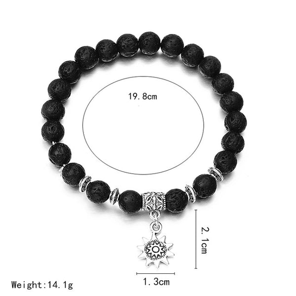 New Fashion Beaded Women Men Bracelets Simple Classic Round