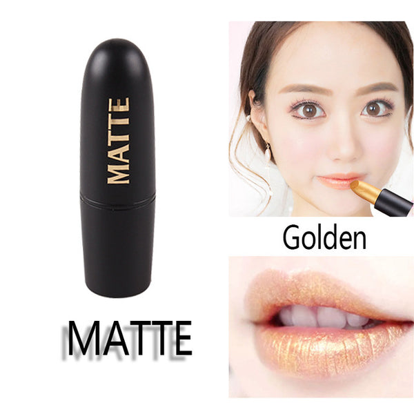 Lipstick Matte Waterproof Nutritious 25 Colors Easy to Wear
