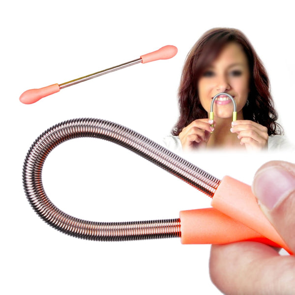 Hot Manual Women Facial Hair Remover Stick Spring Threading Epilato