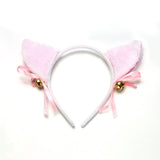 6 Colors Beautiful Masquerade Halloween Cat Ears Cosplay Cat Ear Anime Party Costume Bow Tie Bell Headwear Headband Anime