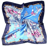 50*50cmFashion Women Square Head Scarf Wraps Scarves Ladies Printed Kerchief Neck Beautiful Scarf Shawl Comfortable