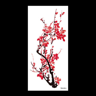 beauty 1piece make up Fake temporary tattoos stickers rose flowers arm shoulder tattoo waterproof women big flash tattoo on body