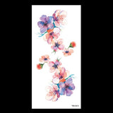 beauty 1piece make up Fake temporary tattoos stickers rose flowers arm shoulder tattoo waterproof women big flash tattoo on body