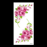 beauty 1piece make up Fake temporary tattoos stickers rose flowers arm shoulder tattoo waterproof women big flash tattoo on body