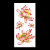 beauty 1piece make up Fake temporary tattoos stickers rose flowers arm shoulder tattoo waterproof women big flash tattoo on body