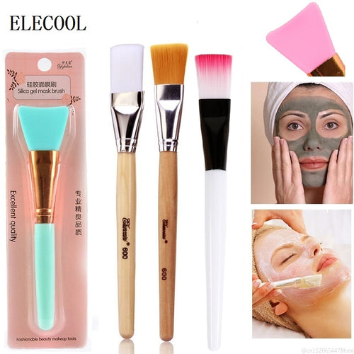 1PC Silicone Mask Brush DIY Mud Mixing Facial  Foundation Skin Care Beauty Makeup Brushes for Women Girls Maquillaje Wholesale