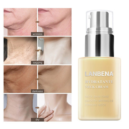 LANBENA Neck Cream Anti Wrinkle Firming Skin Neck Care Lifting Whitening Moisturizing Anti Aging Ageless Women Skincare